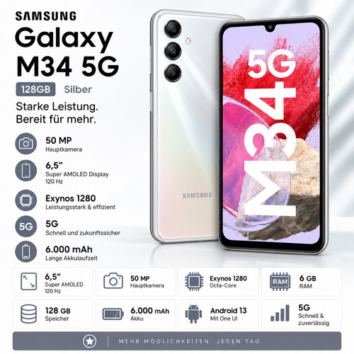Samsung galaxy m34 - samsung, 5g